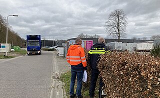 Foto gemaakt tijdens de controle