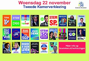 verkiezingsbord gemeente Brummen