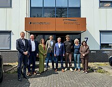 werkbezoek college Warmteplan en Acoustiq