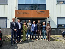 werkbezoek college Warmteplan en Acoustiq
