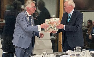 Geert van Rumund gemeenteraadsvergadering