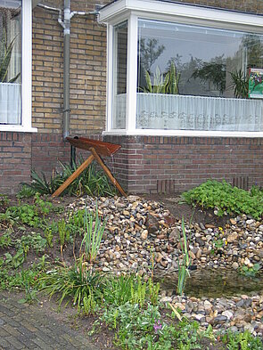 Ondergronds opvangen van hemelwater 