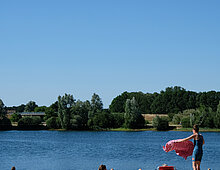 Zwemmen aan het meer