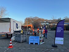 Mobiel Recycleplein bij het gemeentehuis