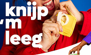 Campagnebeeld Lepel 'm leeg